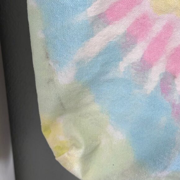 Bebe Tie Dye Knot Rope Beach Bag - Picture 6 of 8